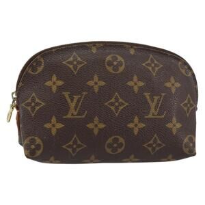 LOUIS VUITTON Monogram Pochette Cosmetic PM Pouch M43998 LV Auth 157604